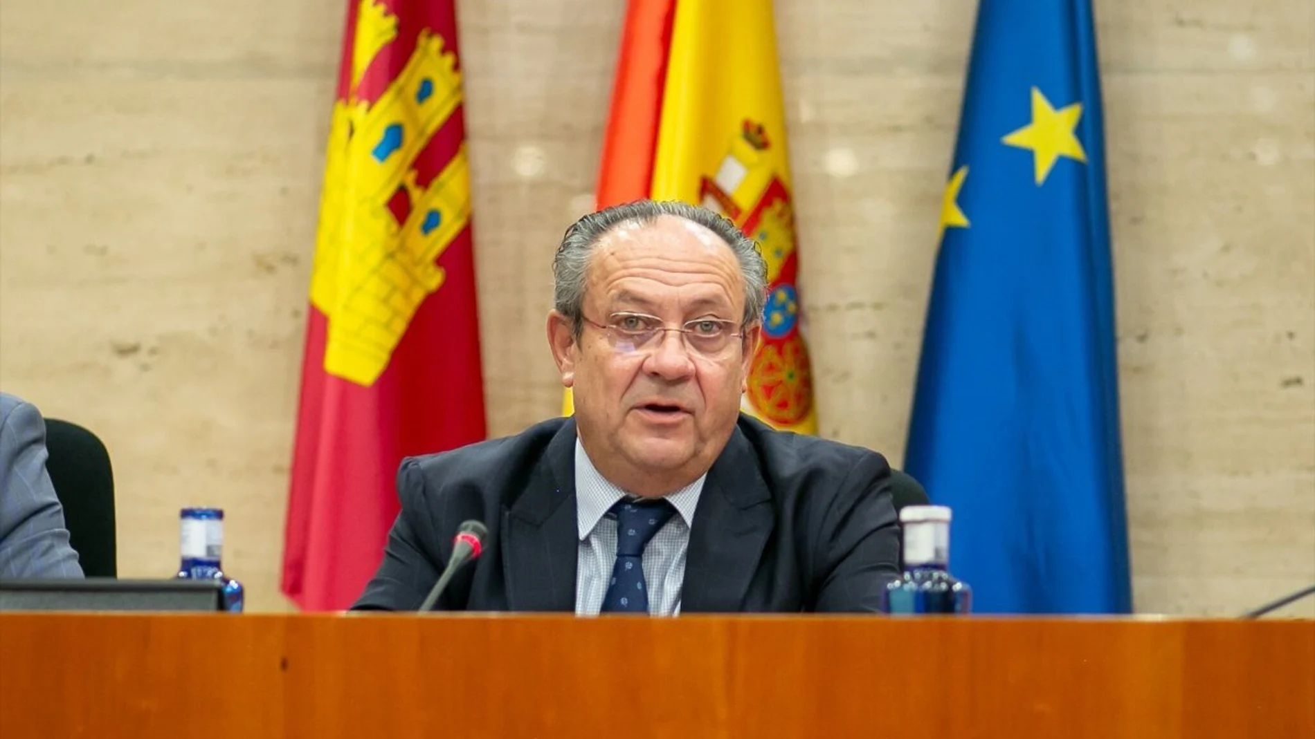 El consejero de Hacienda y Administraciones Públicas de C-LM, Juan Alfonso Ruiz Molina