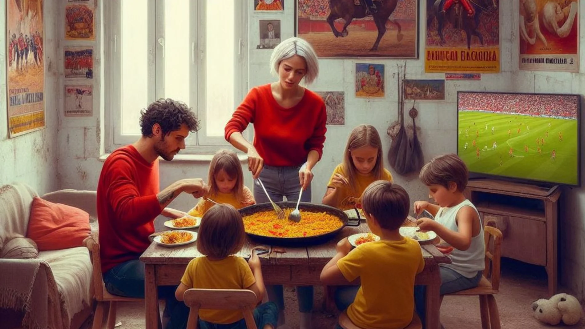 La IA muestra cómo se verían las familias españolas según su clase social
