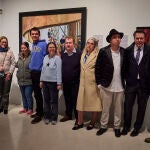 Presentación de la exposición de pinturas de un taller-escuela sin ánimo de lucro con la tutela del pintor de
