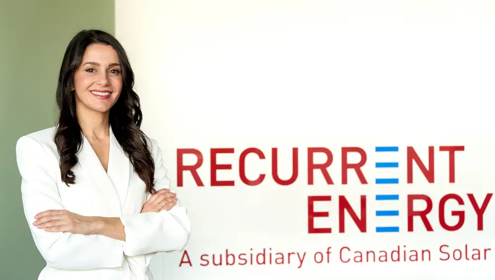 Economía.- Inés Arrimadas se une a Recurrent Energy, filial de Canadian Solar, como directora de ESG y Comunicación