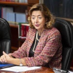 La jueza Concepción Espejel en el primer Pleno jurisdiccional Tribunal Constitucional, en Madrid (España). 