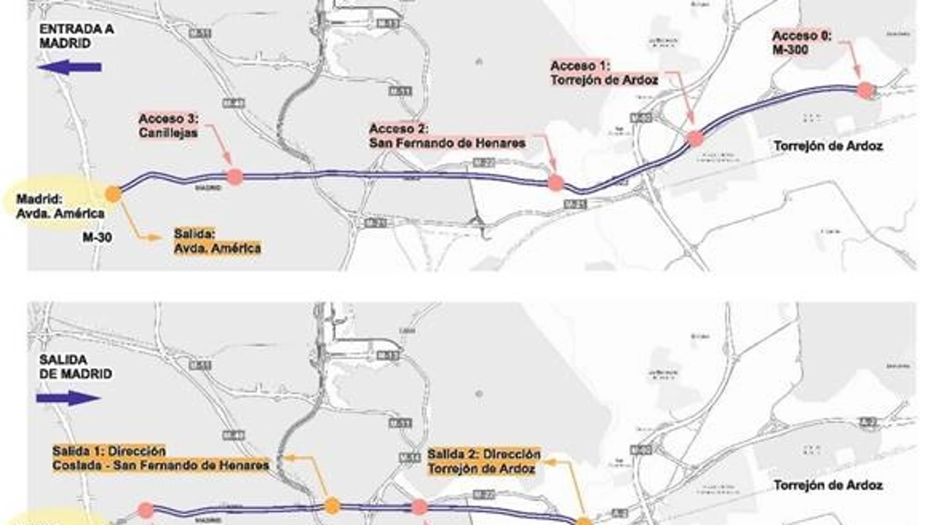 Transportes adjudica por 11 millones de euros las obras para implantar el carril Bus-VAO en la autovía A-2 MINISTERIO DE TRANSPORTES 14/12/2023