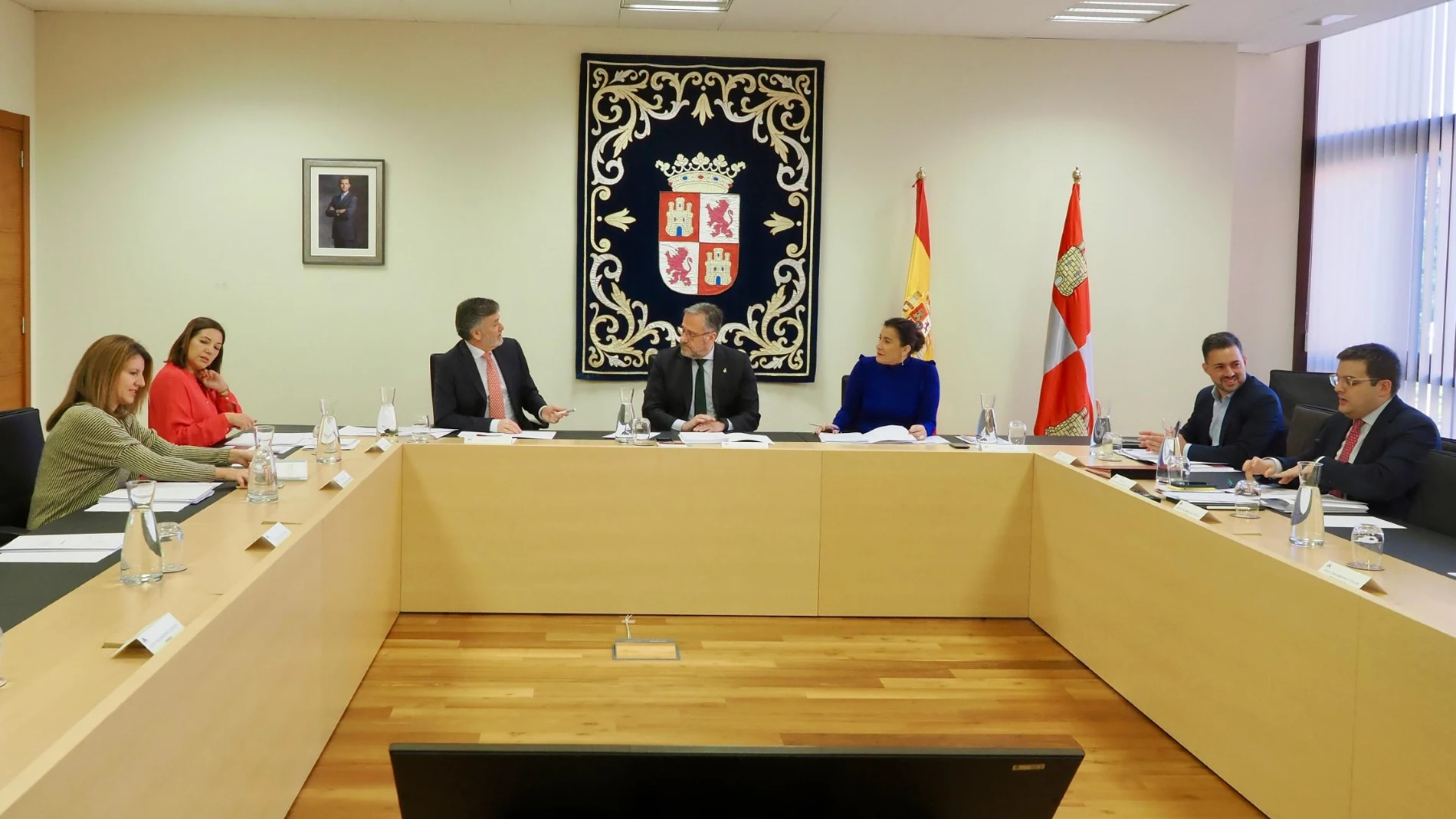 Reunión de la Mesa de las Cortes de Castilla y León
