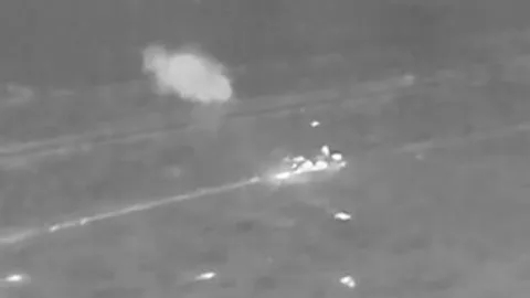 El M-2 golpeó a tres tanques rusos en tan solo treinta segundos