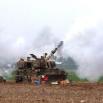 Israeli artillery units carry out shelling toward targets in the Gaza Strip
