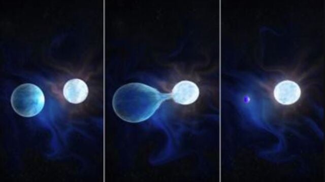 Demostrada la existencia de estrellas binarias 'desnudadas'