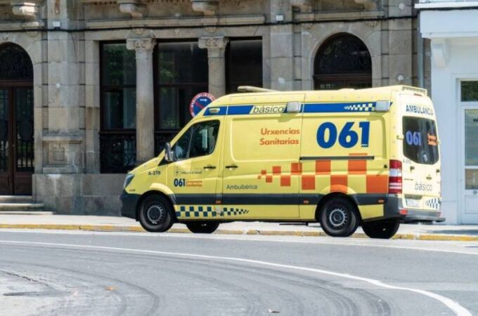Ambulancia de Urgencias Sanitarias de Galicia. 