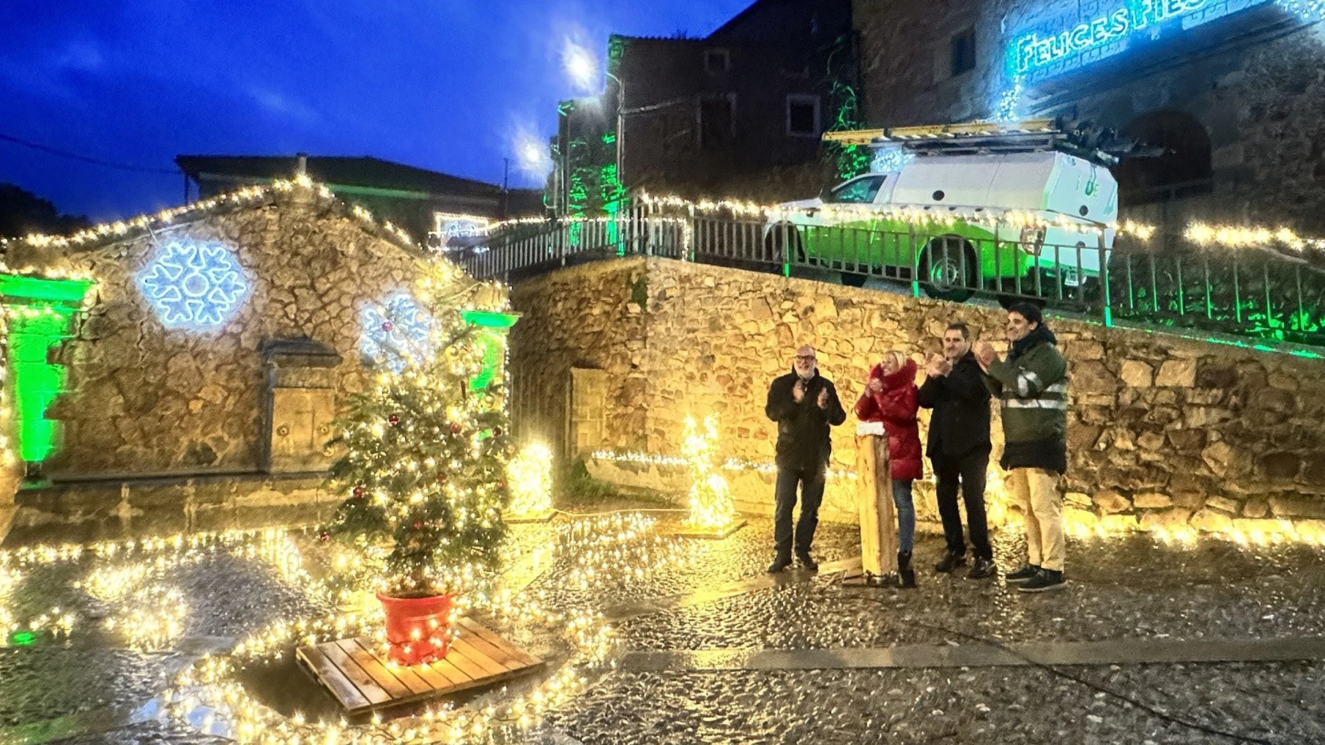 Iberdrola ilumina la Navidad en Montenegro de Cameros