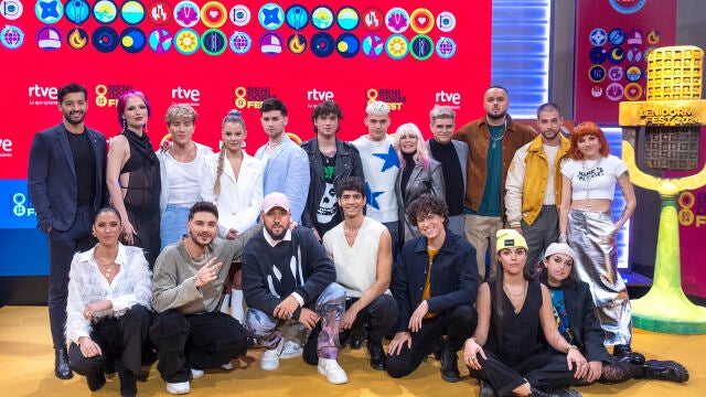 Representación de los seleccionados del Benidorm Fest 2024