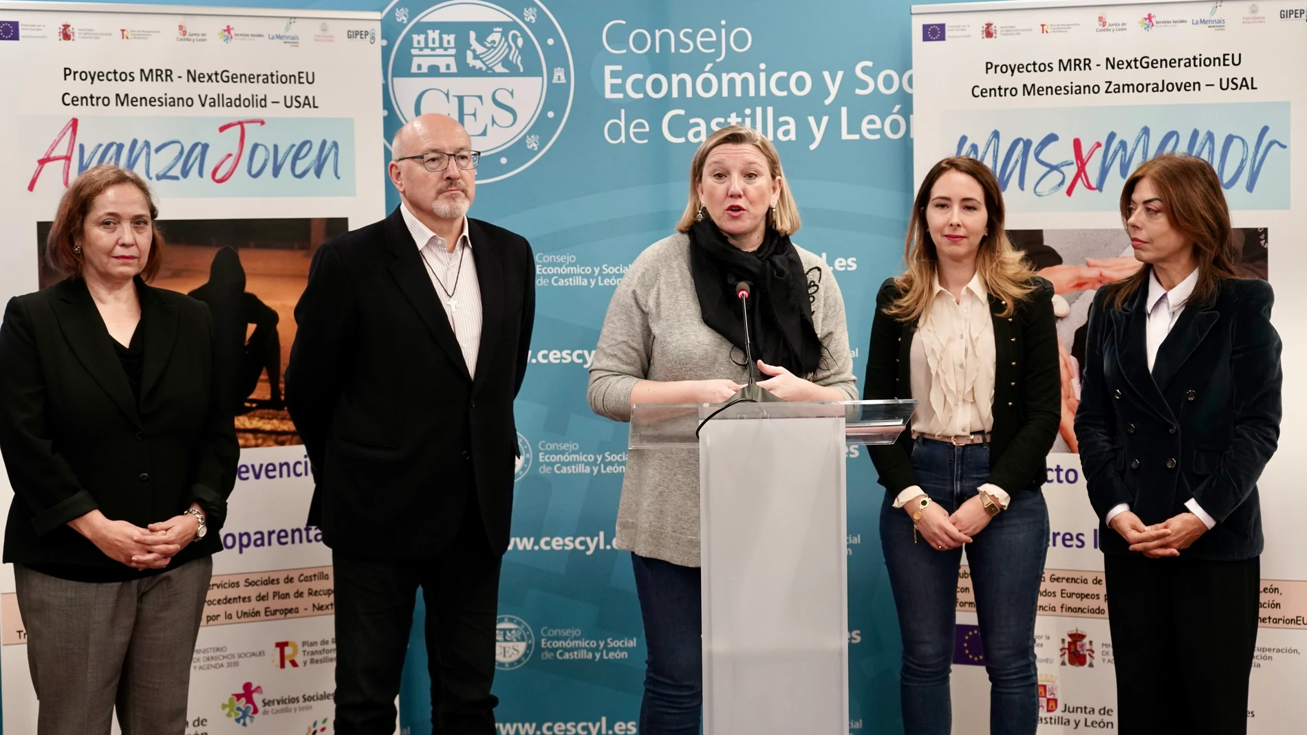 Isabel Blanco durante la rueda de prensa