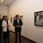 Imagen de la inauguración de exposición de Sempere y Pantone en el Museo Bellas Artes de Alicante.