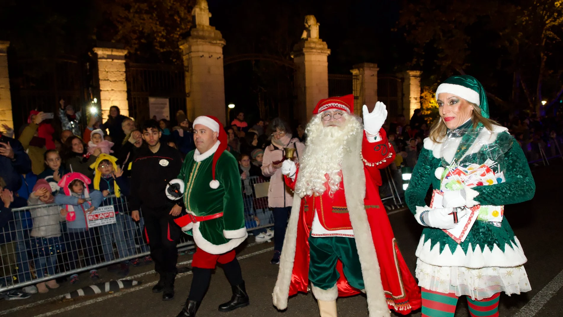 Papá Noel recorre las calles de Valladolid