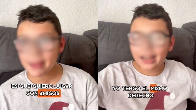 Captura del vídeo "Lo que piensa un niño con discapacidad de la exclusión que sufre en las invitaciones de cumpleaños" 