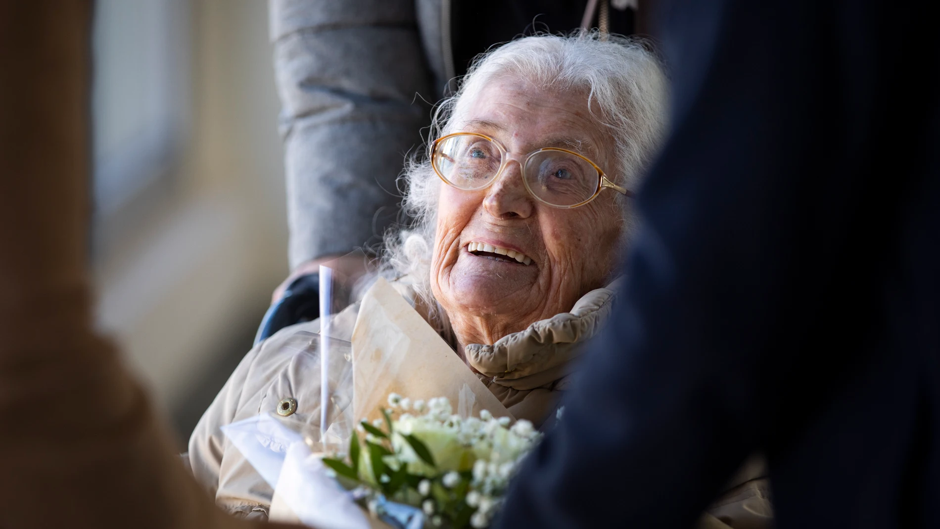 María Luisa Melcón Alonso, quien ha cumplido 109 años siendo de las personas mas longevas de la Comunidad de Madrid. © Jesús G. Feria.