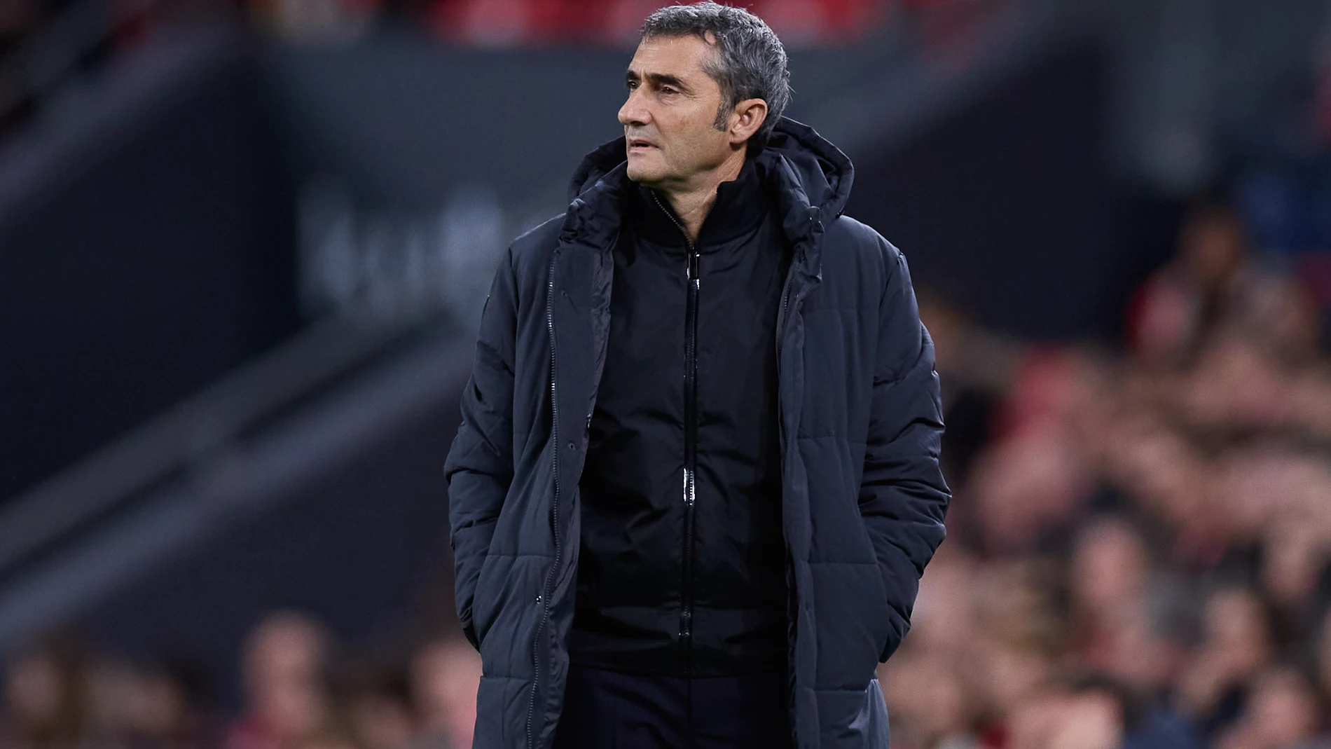 Ernesto Valverde head coach of Athletic Club looks on during the LaLiga EA Sports match between Athletic Club and UD Las Palmas at San Mames on December 20, 2023, in Bilbao, Spain. AFP7 20/12/2023 ONLY FOR USE IN SPAIN