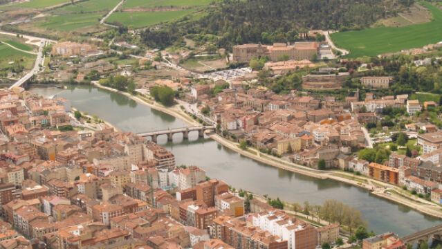 Vista aérea de Miranda de Ebro