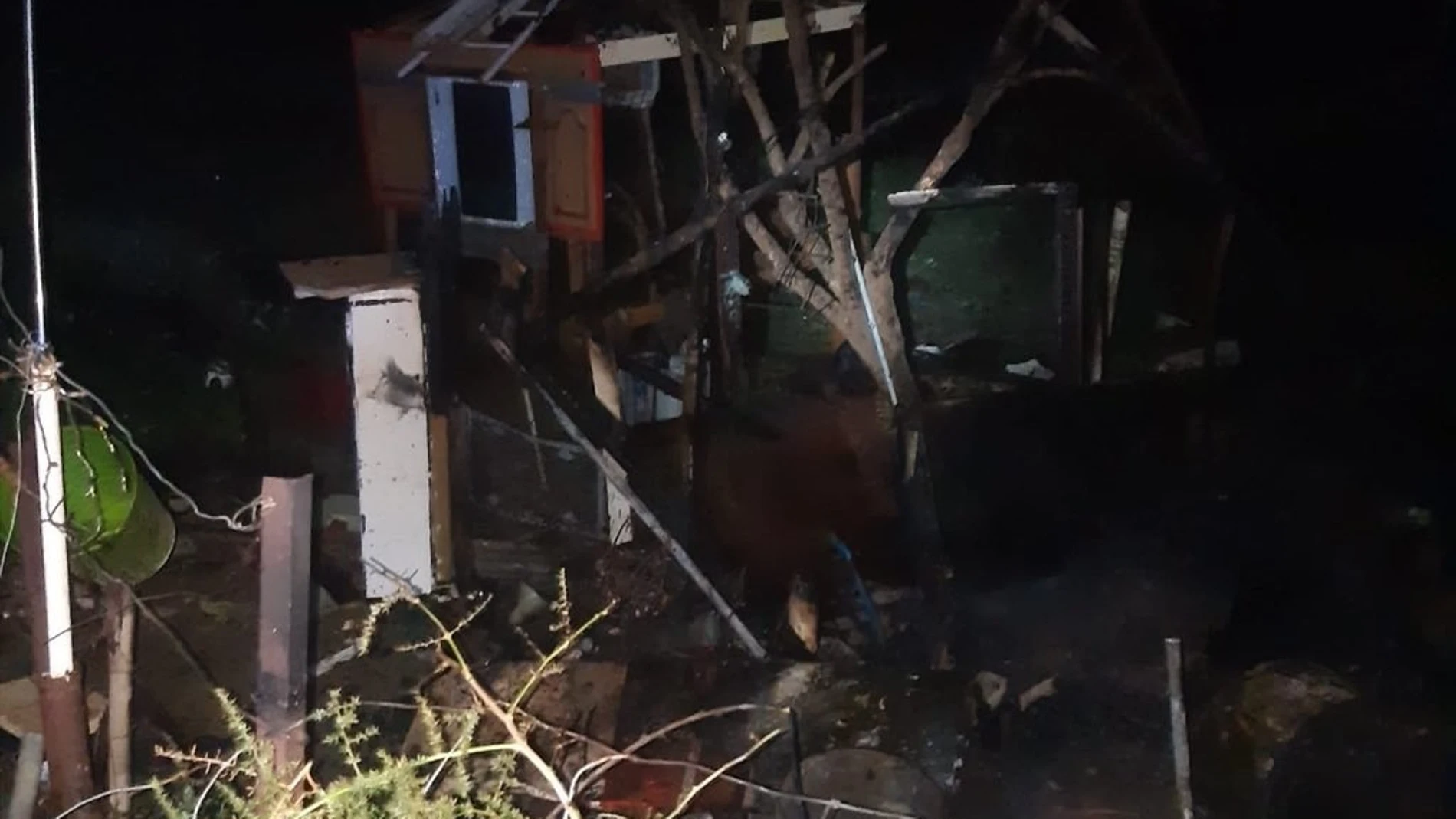 Herido grave con quemaduras en el 70% de su cuerpo un hombre al explotar una choza en Arcos