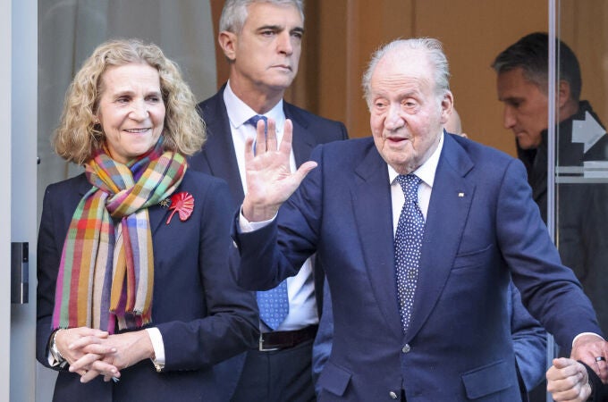 La infanta Elena y el Rey Juan Carlos 