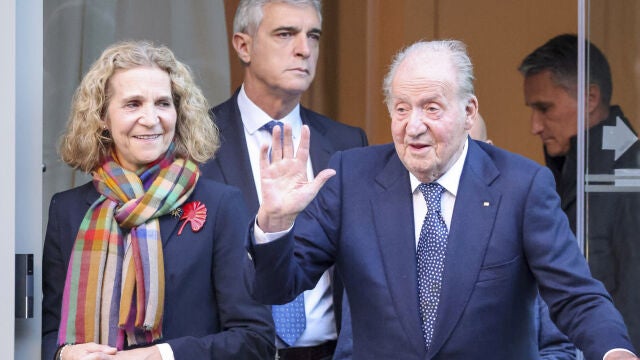 La infanta Elena y el Rey Juan Carlos 