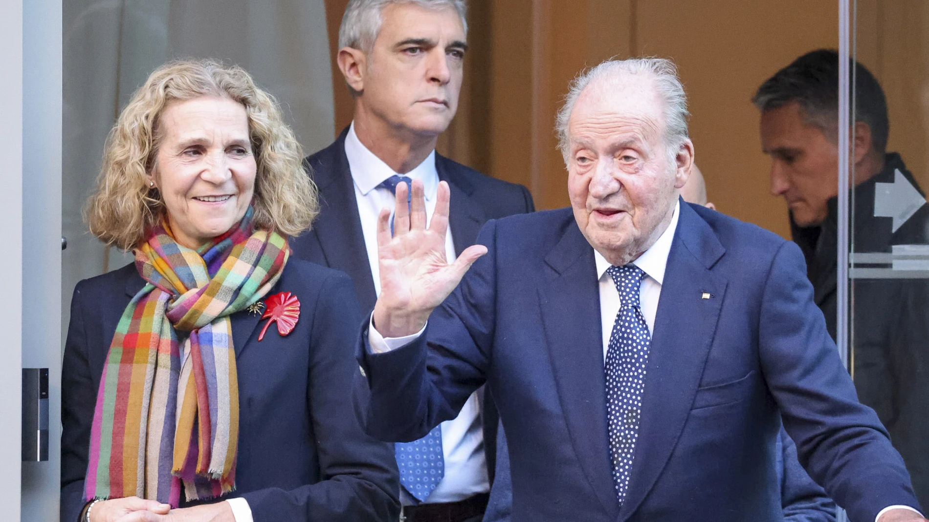 La sentida respuesta de la Infanta Elena cuando le preguntan por Don Juan Carlos: "No está conmigo"