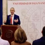 El rector de la Universidad de Salamanca, Ricardo Rivero