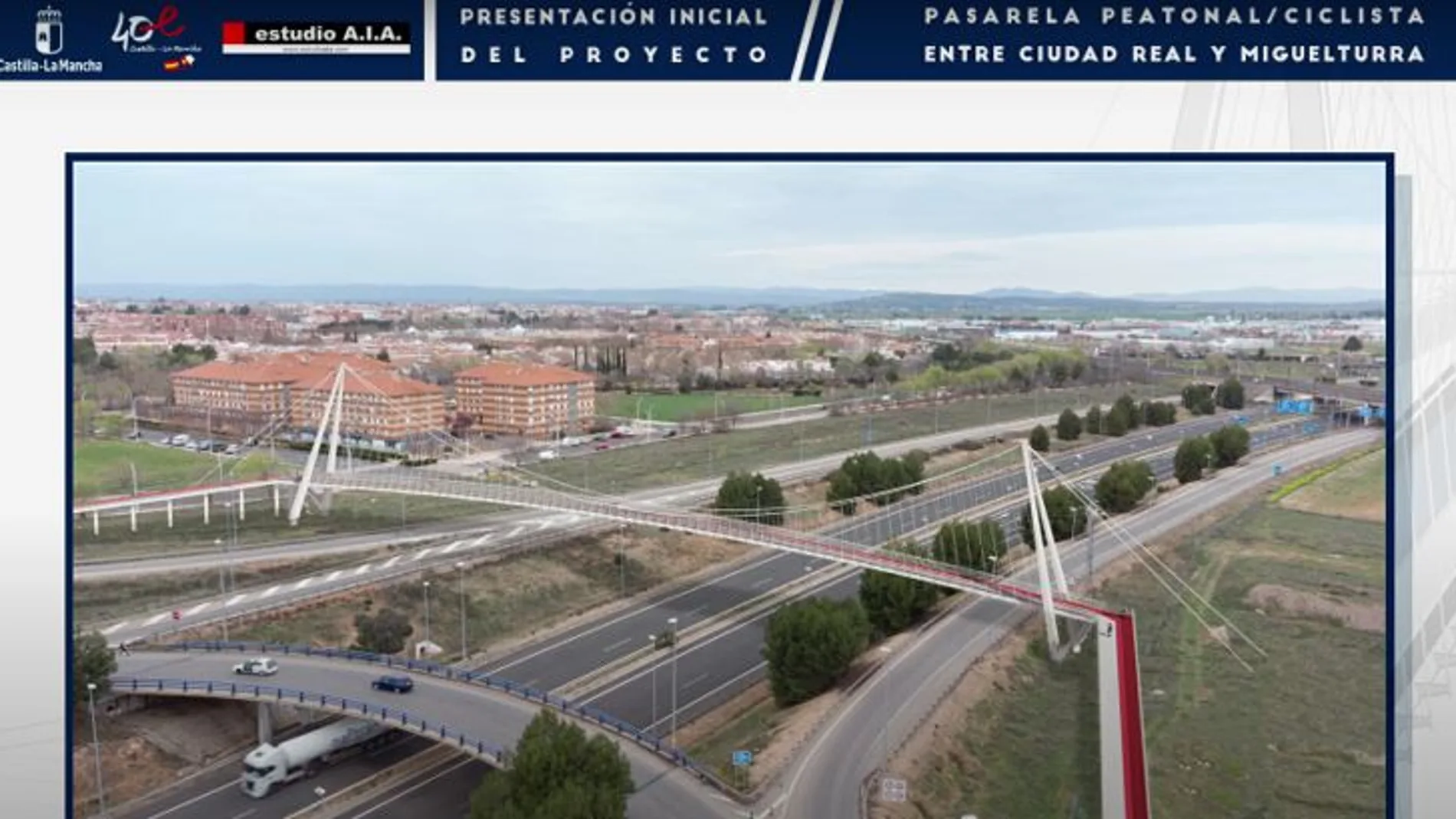 Proyecto pasarela Ciudad Real - Miguelturra
