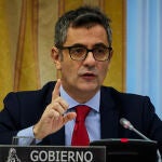 El ministro de la Presidencia, Justicia y Relaciones con las Cortes, Félix Bolaños, comparece en la Comisión d