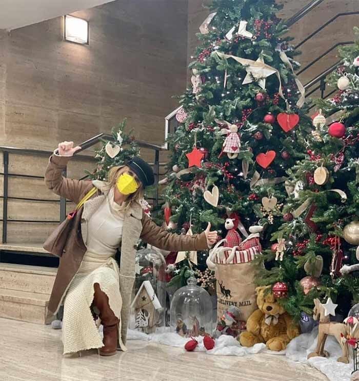 Emma García en Navidad
