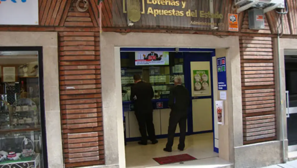 Administración de Lotería de Teruel que ha repartido el primer quinto premio de la Lotería de Navidad 2023