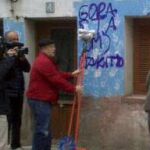 EH Bildu exige limpiar una pintada a los hijos de un alcalde asesinado por ETA en Navarra