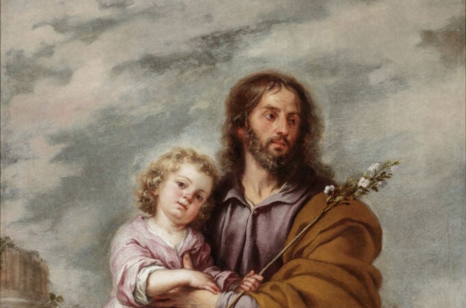 "San José con el Niño", de Bartolomé Esteban Murillo (Museo de Bellas Artes de Sevilla)