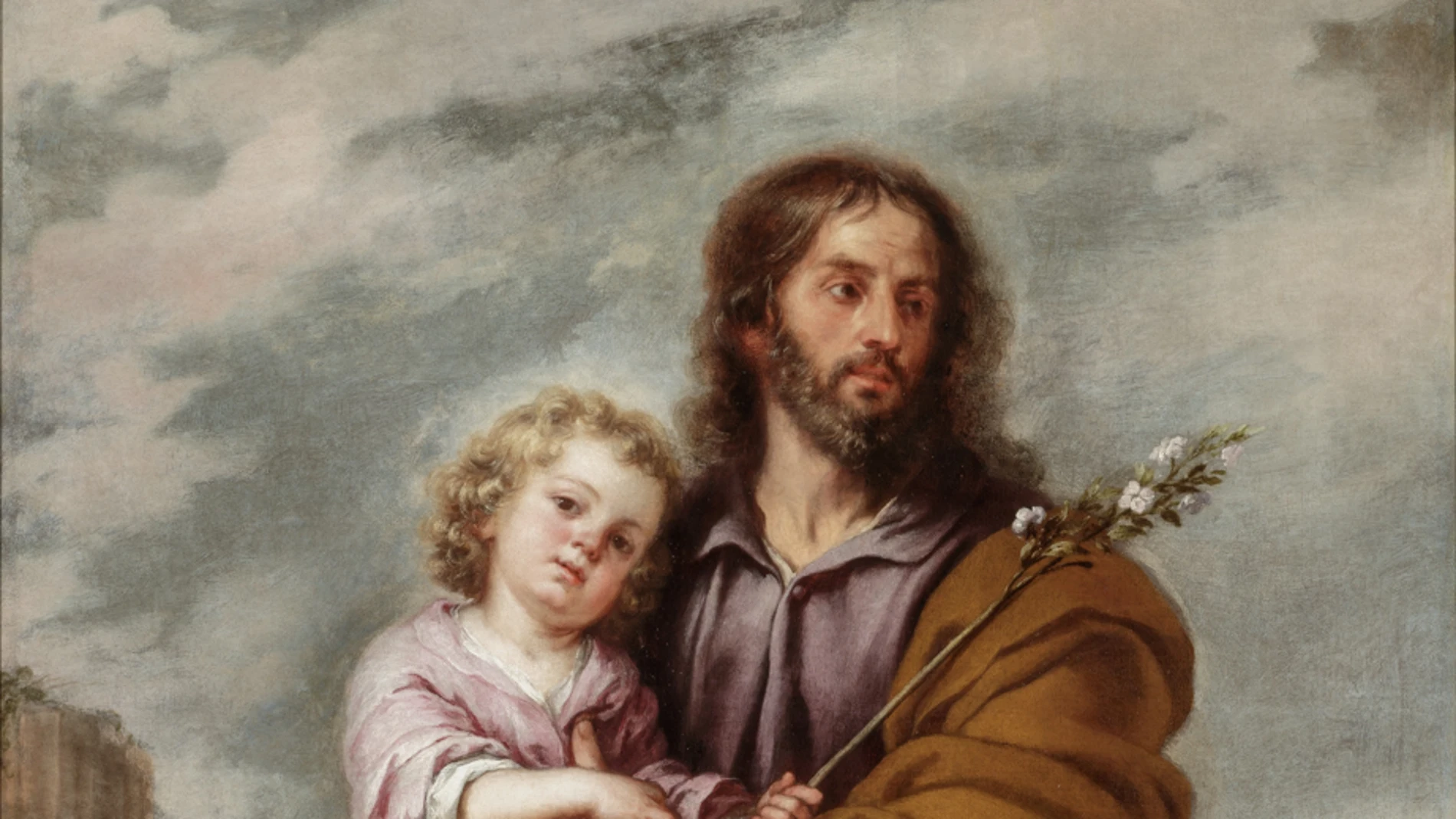 "San José con el Niño", de Bartolomé Esteban Murillo (Museo de Bellas Artes de Sevilla)