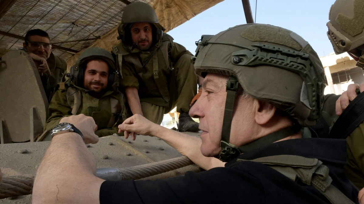 Netanyahu advierte durante una visita a las tropas en Gaza: 