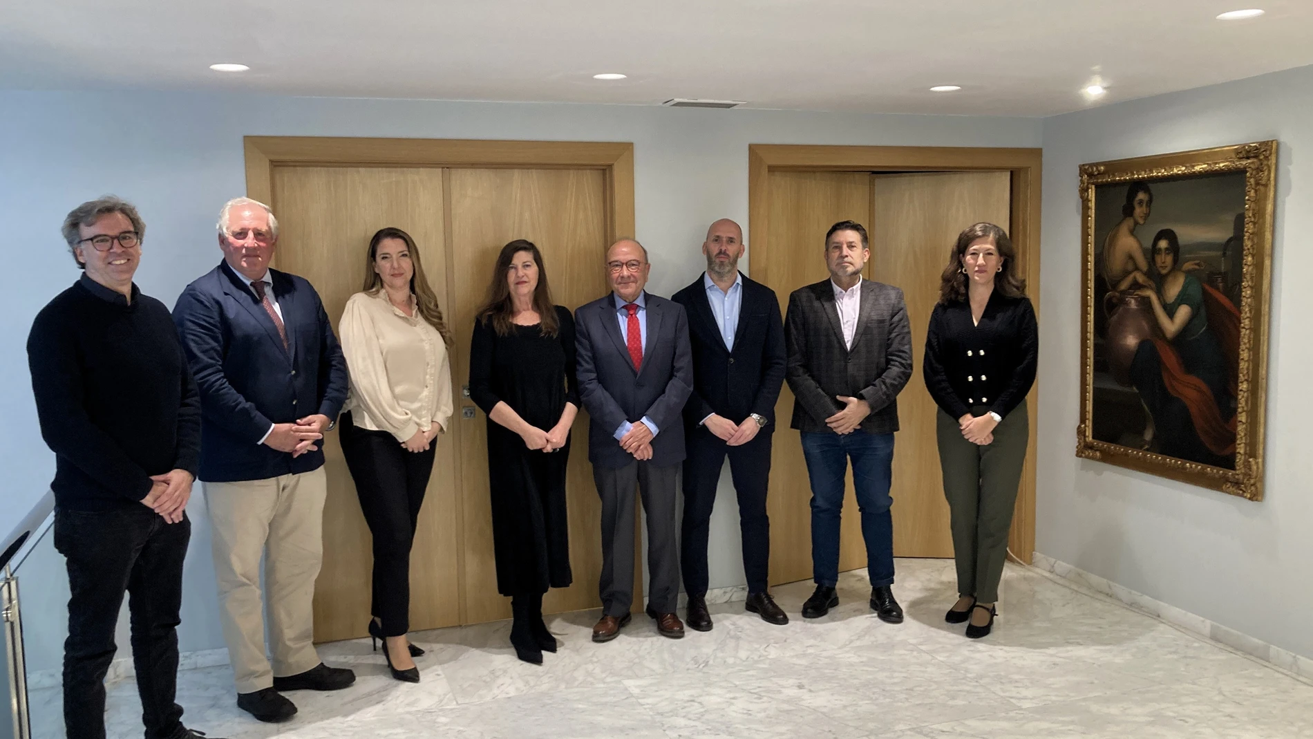 Imagen de los integrantes del jurado que ha concedido el XIII Premios 'Ricardo López Crespo' en la modalidad de Patrimonio. FUNDACIÓN CAJA RURAL DEL SUR 25/12/2023