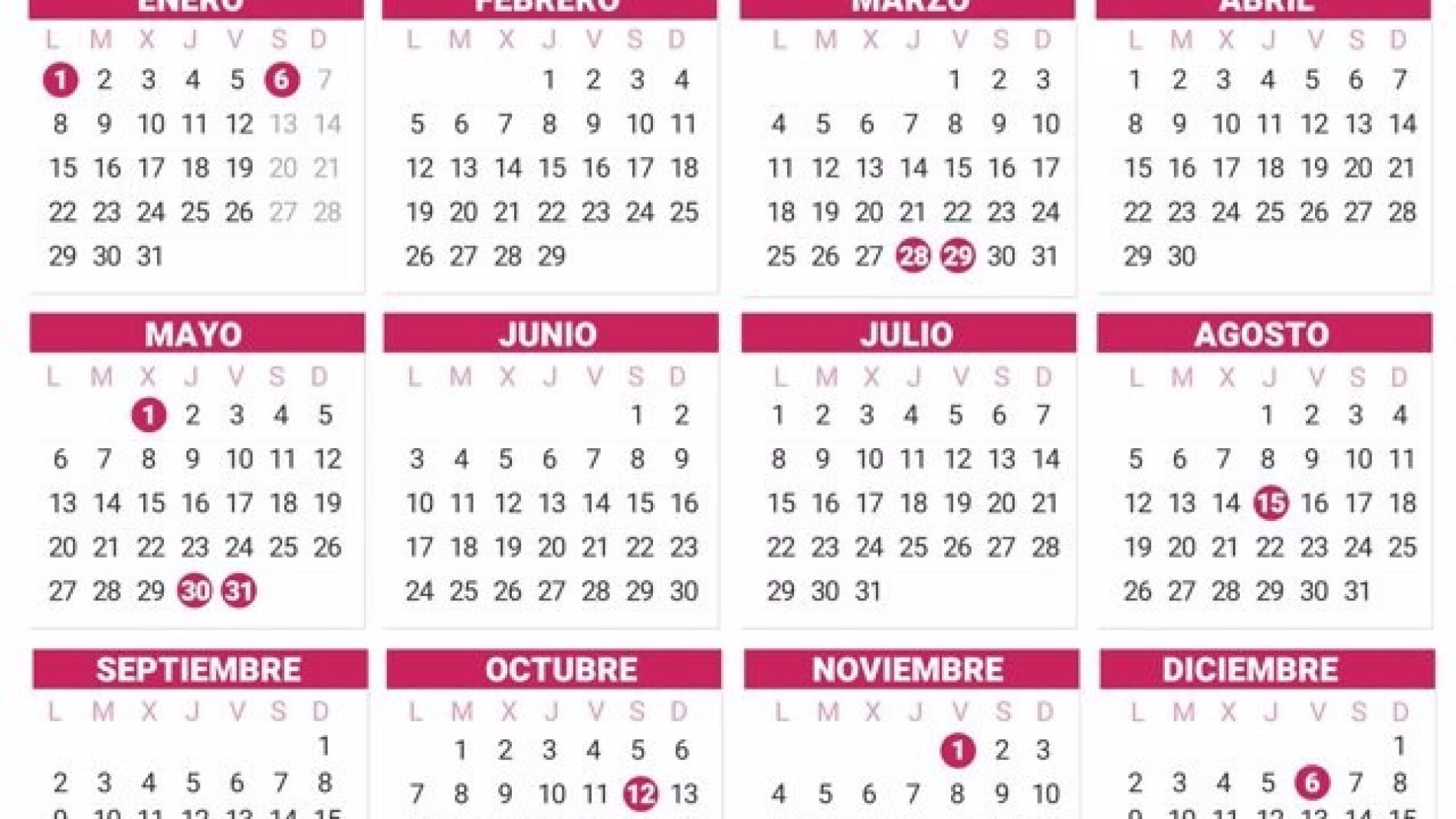 Calendario Laboral Castilla-La Mancha 2024: Estos Son Los Festivos Y ...