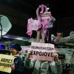 Activistas piden la desmilitarización de la Feria Expojove