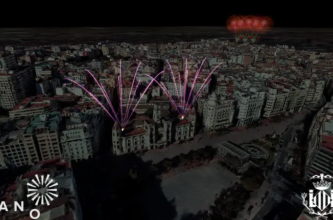 Valencia recibirá el año nuevo con el disparo de cuatro castillos simultáneos