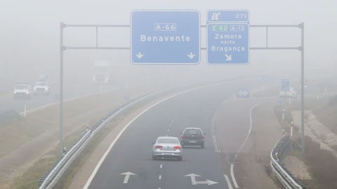 Niebla y frío ponen en aviso a la Meseta y Sanabria en CyL, con -8,5 en Robleda-Cervantes