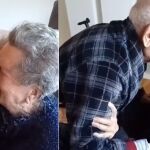 El emotivo reencuentro de un anciano de 103 años con "el amor de su vida" tras haber estado ingresada durante un mes