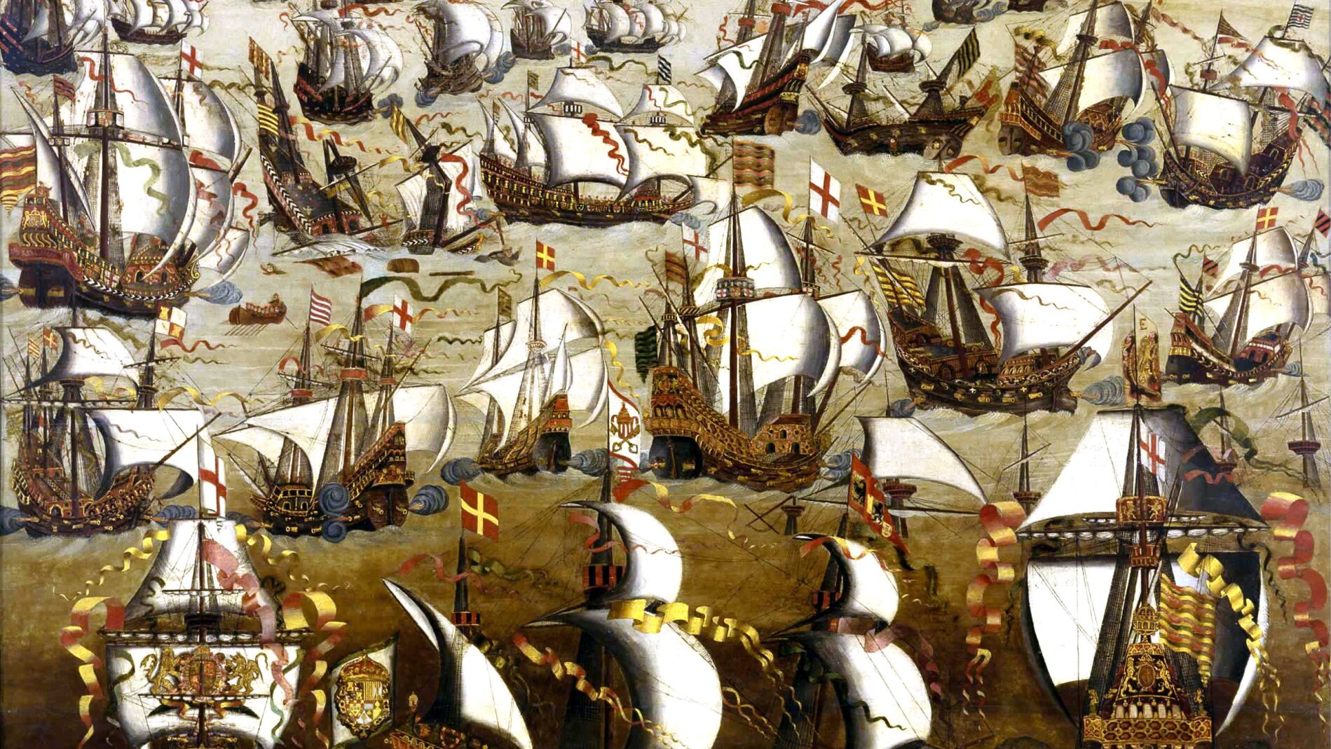 El triunfo de la Armada Invencible contra Inglaterra