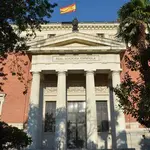 Fachada de la Real Academia de la Lengua Española 