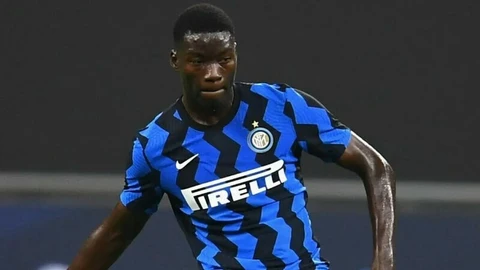 Lucien Agoumé con el Inter de Milán