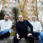 Desde la izquierda, Emilio González Junior, Emilio González Gabarre y Julio González Gabarre, integrantes de los Chichos
