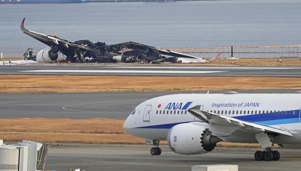 Japan Plane Fire