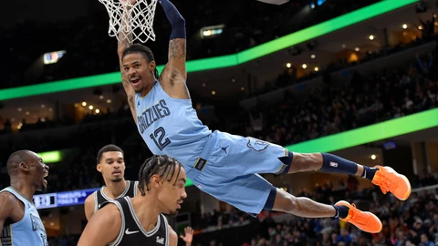 Ja Morant, en un partido reciente contra los Spurs
