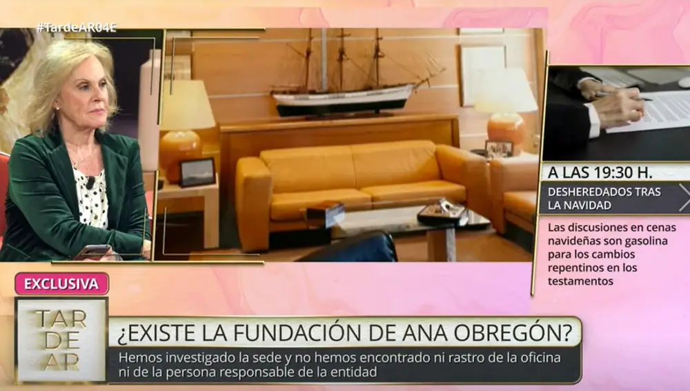Paloma Barrientos tratando el caso de Ana Obregón