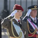 La Princesa Leonor en la Pascua Militar con el uniforme de gala del Ejército de Tierra.