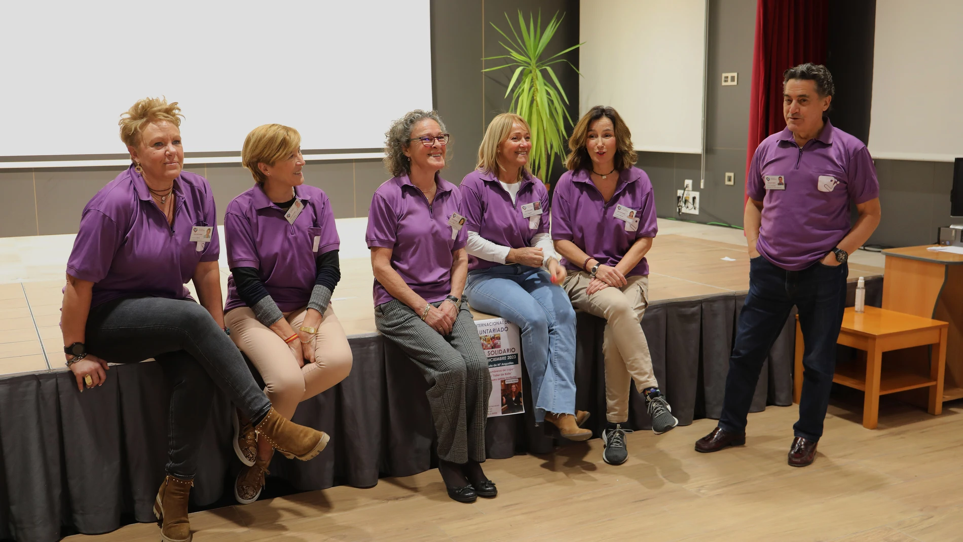 Voluntarios del Centro Asistencial Hermanas Hospitalarias de Palencia