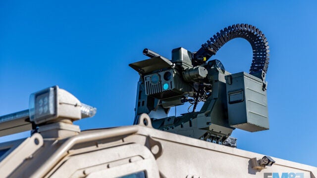 Escribano ha hecho pruebas con su torre Guardian 2.0 como sistema antidrón