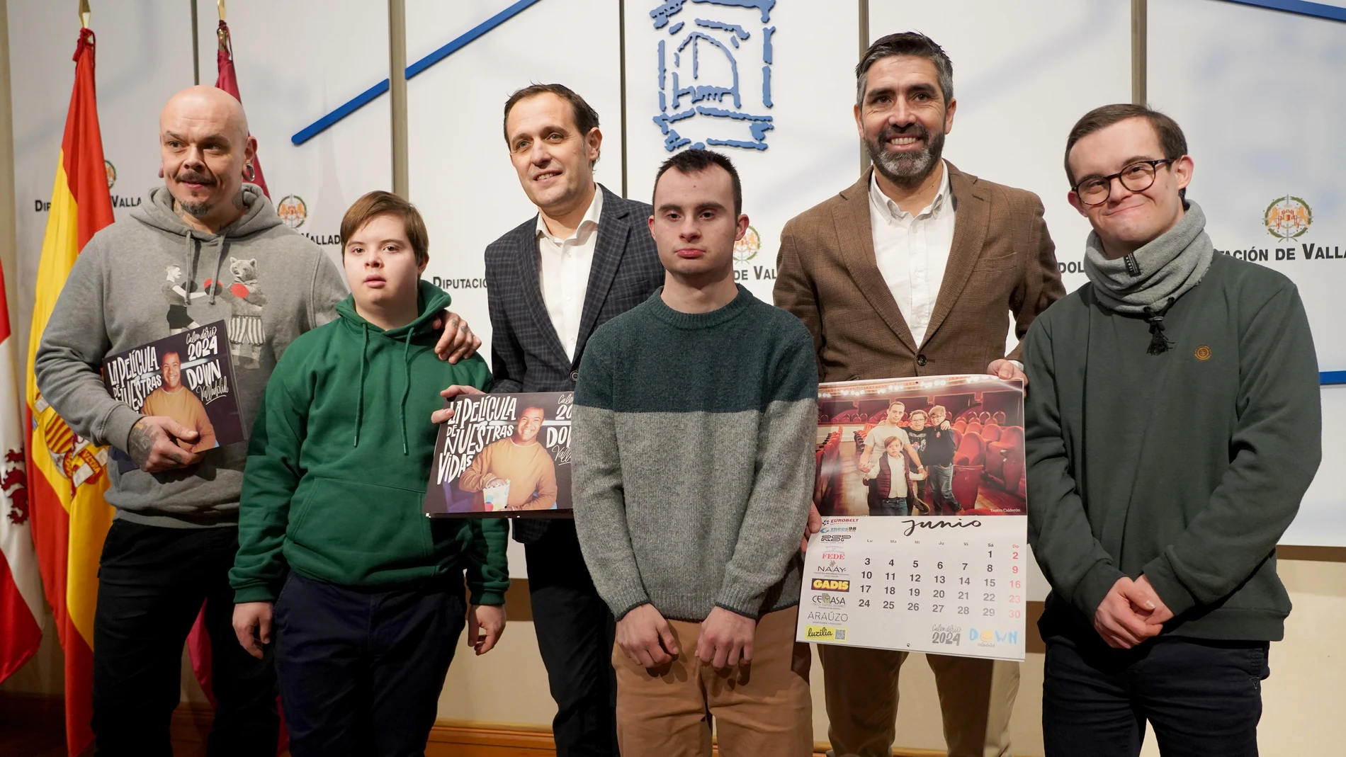 Presentación del calendario solidario de Down Valladolid
